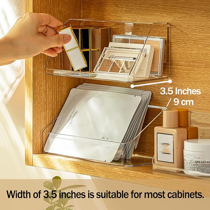 MORNITE Medicine Cabinet Organizer Shelf, Vanity Trays - Image 4
