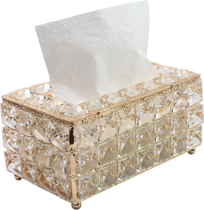 Geesatis Tissue Box Cover, Rectangle Tissue Box Holder, Rectangular Napkin by GeesatisToolHardware