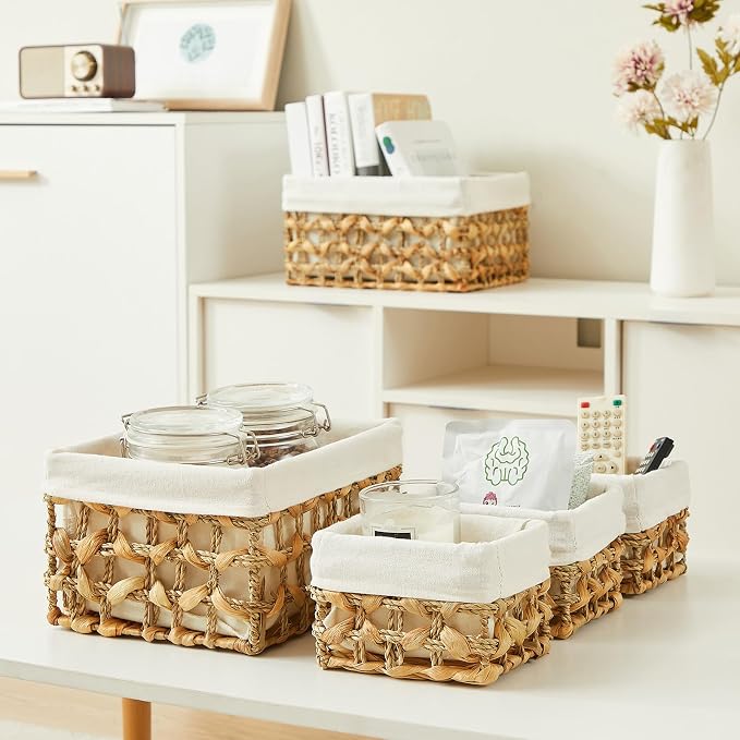 Vagusicc Wicker Storage Basket, 6 Pack Baskets - Image 6
