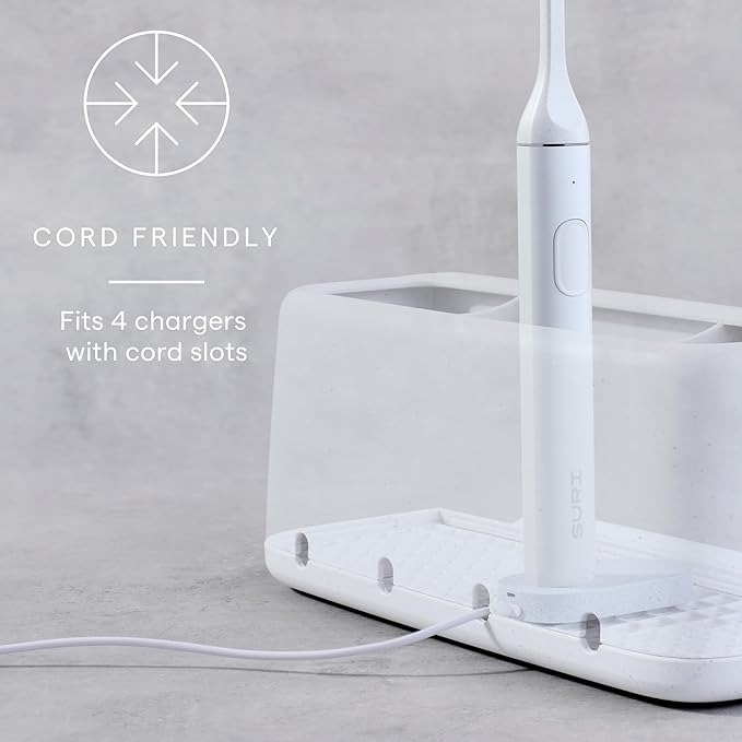 YouCopia The Ledge Toothbrush Holder, Bathroom Vanity Counter Organizer - Image 4