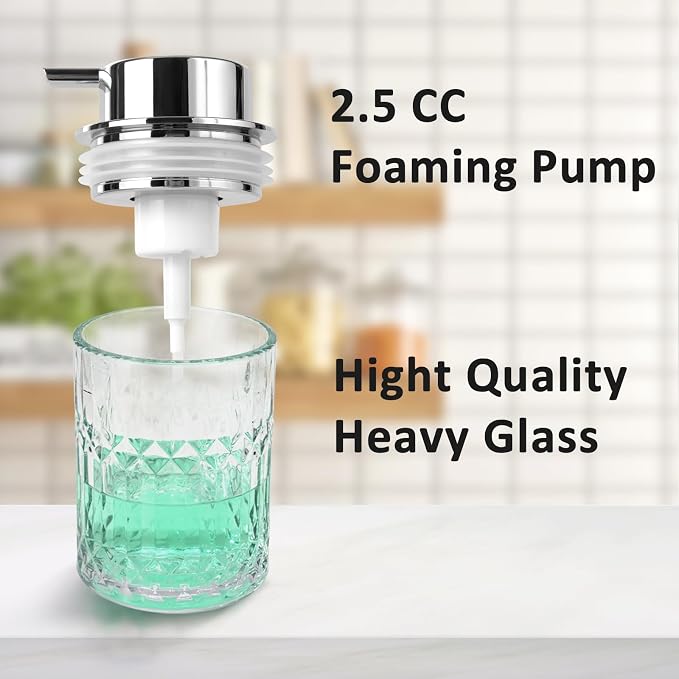 Bathroom Glass Soap Dispenser - Image 4