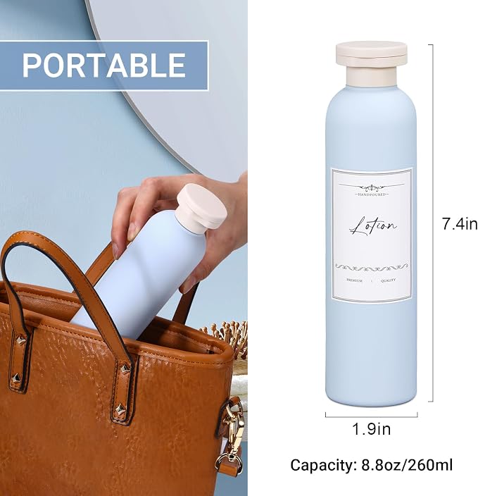 8.8oz Travel Essentials Shampoo Bottles - Image 3