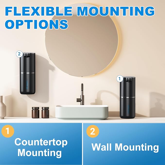 Automatic Soap Dispenser Touchless Automatic Liquid Soap Dispenser 4 Adjustable - Image 6