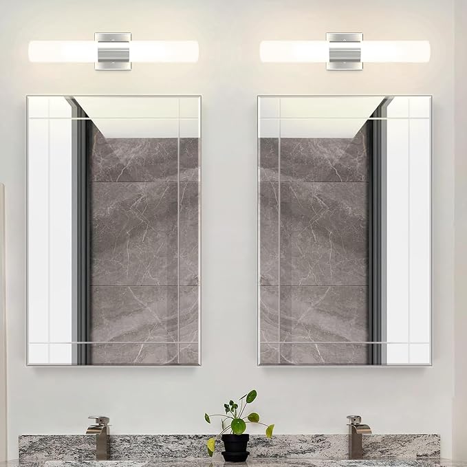 Kalium Bathroom Wall Sconce Fixture, 21 Inch Modern Vanity Lights - Image 5