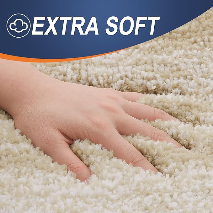 OLANLY Bathroom Rugs Sets 3 Piece, Soft Absorbent Microfiber Bath Mats and - Image 2