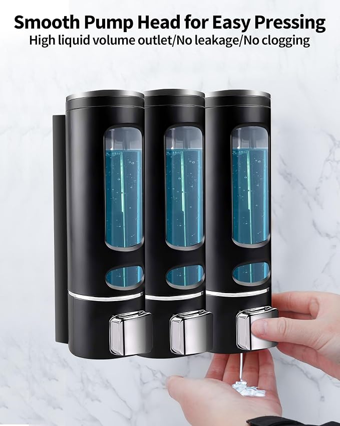 Shampoo and Conditioner Dispenser - 1200ML Wall-Mounted Shower Shampoo - Image 6