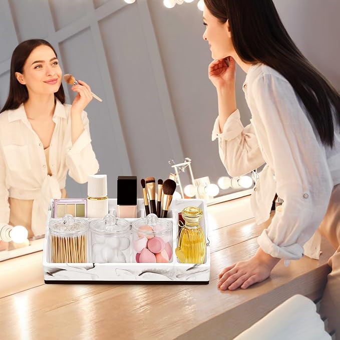 Bathroom Organizer Countertop, Toothbrush and Toothpaste Holder - Image 6