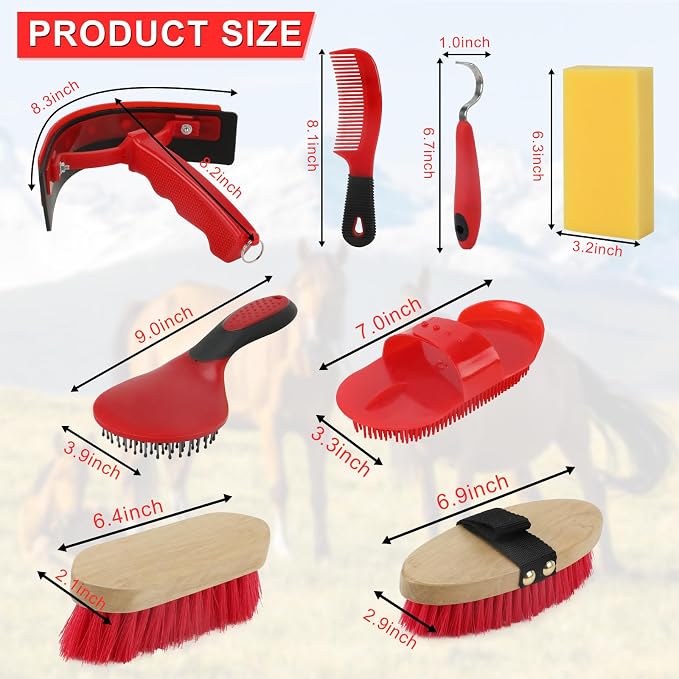 9 Pieces Grooming Kit with Tote Bag - Image 2