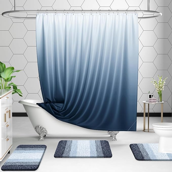OLANLY Bathroom Rug Set 2 Piece, Soft Absorbent Microfiber Bath Rug Set - Image 7