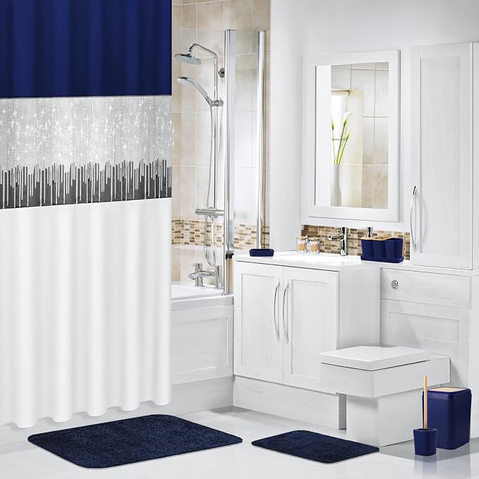 24PCS Bathroom Sets with Shower Curtain and Rugs - Image 5
