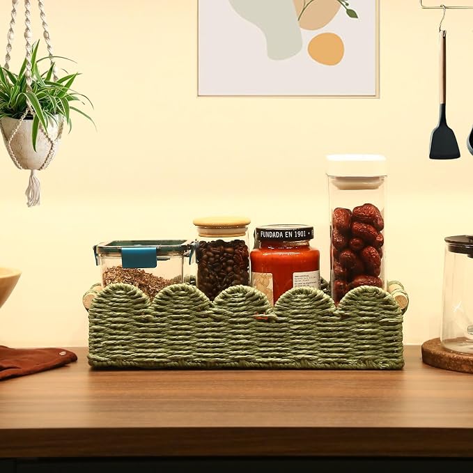 Paper Rope Storage Basket Set of 2 - Image 6