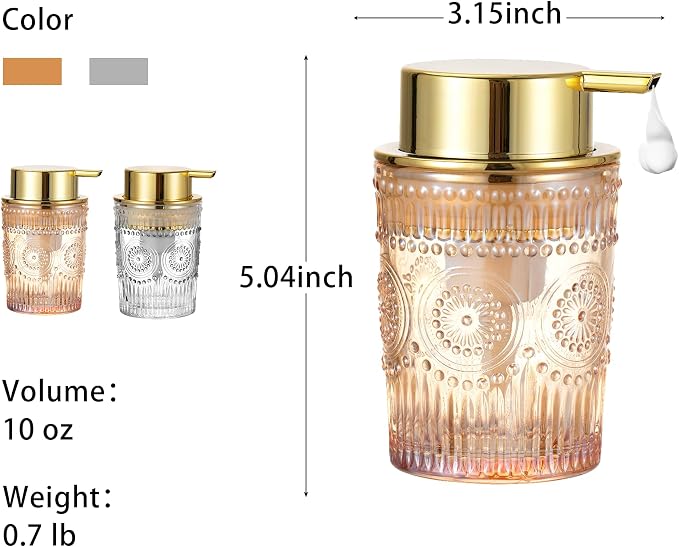 Glass Foam Soap Dispenser - Image 3