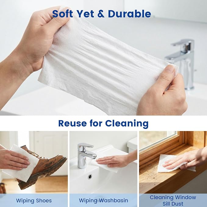 BigOtters 500PCS Compressed Towels, Bulk Disposable Towels - Image 4