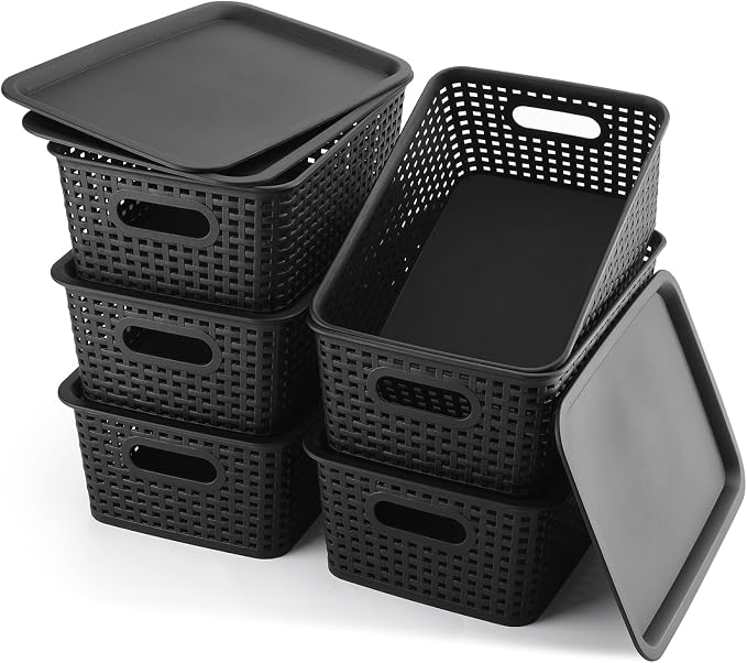 AREYZIN Storage Bins Plastic Storage Baskets - Image 2