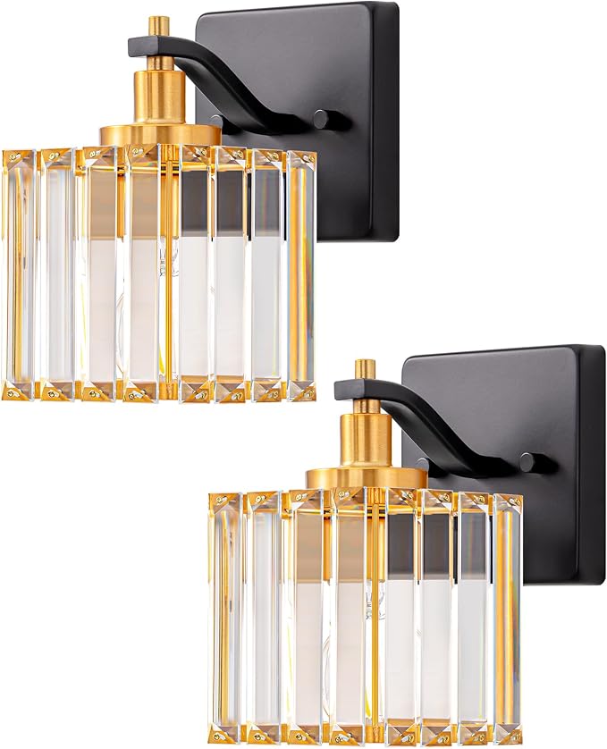 EDISHINE Wall Sconces Set of Two, Bathroom Light Fixtures - Image 9