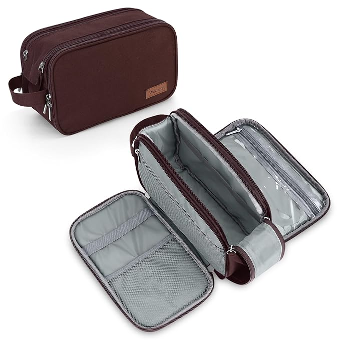 Wedama Toiletry Bag for Men, Handheld Travel Bag, Waterproof Toiletries by Wedama