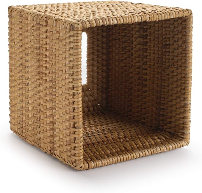 Rattan Tissue Box Cover Natural Woven Facial Napkin Holder Square - Image 3