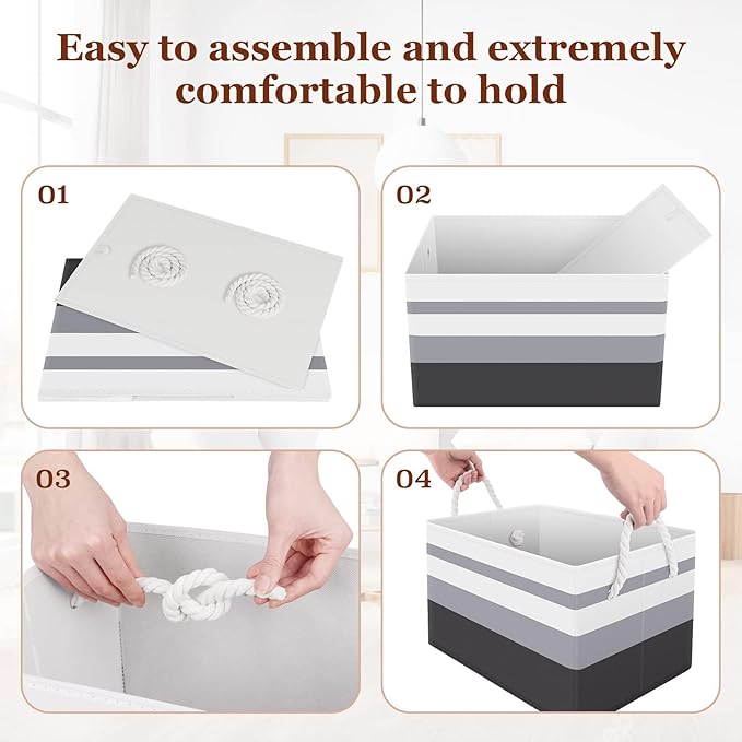 Fab totes Storage Bins, Foldable Storage Baskets - Image 4