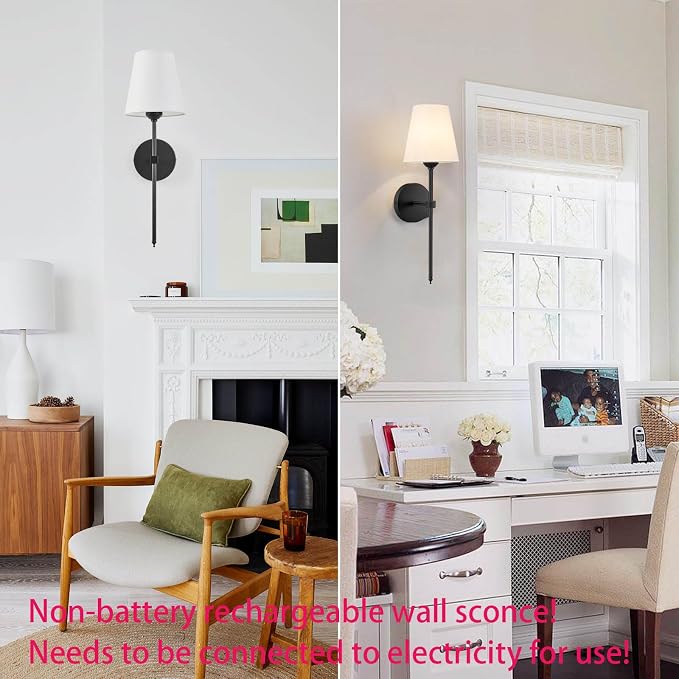 Wall Sconces Sets of 2, Retro Industrial Wall Lamps, Bathroom Vanity Sconces - Image 4