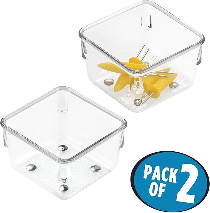 iDesign Linus Plastic Drawer Organizer, Storage Container - Image 6