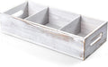 14 Inch Farmhouse White Bathroom Basket by Unknown