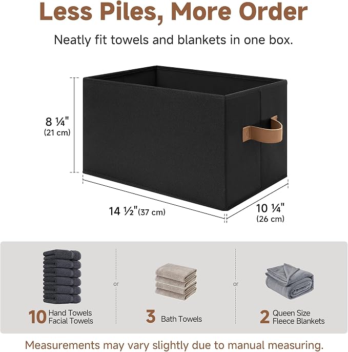 StorageWorks Storage Bins for Shelves, Closet Organizers and Storage Baskets - Image 4