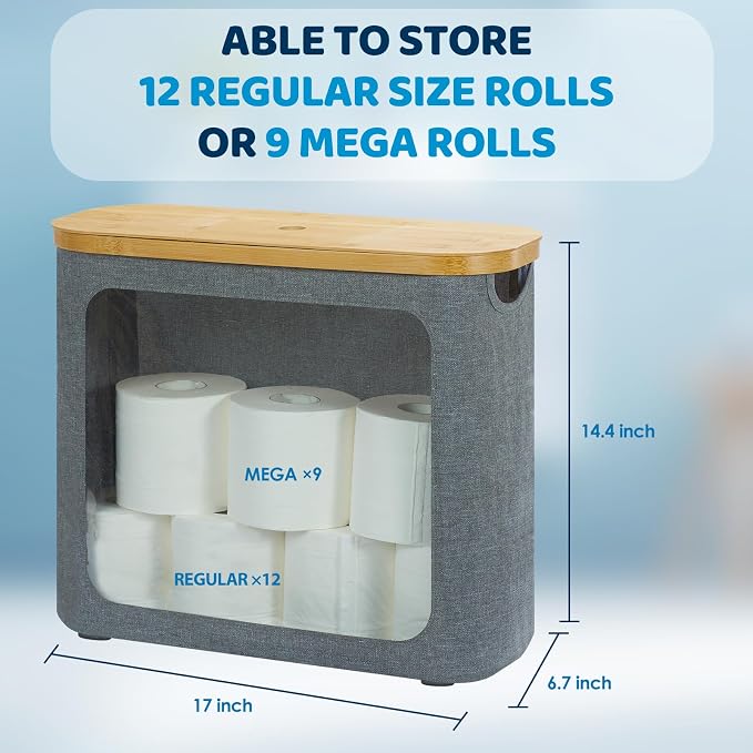 Toilet Paper Basket, Toilet Paper Storage - Image 6