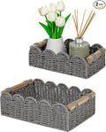 CubesLand Scalloped Edge Decor Baskets by CubesLand