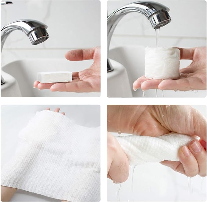 Disposable Towel Thicker Style Magic Compressed Towel Large Size Coin Tissue - Image 3