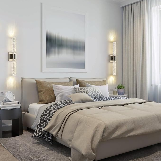 Modern LED Wall Sconces Set of Two - Image 5