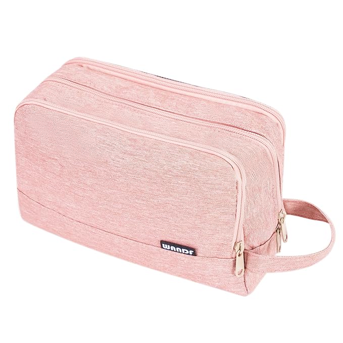 Toiletry Bag for Men Hanging Dopp Kit Water Resistant Shaving Bag Small by WANDF
