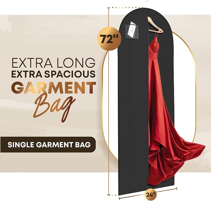 72" Long Dress Bags for Gowns - Image 2