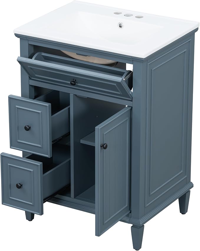 Harper & Bright Designs 24" Bathroom Vanity - Image 9