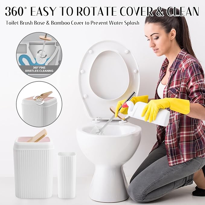 Bathroom Accessories Set White Bathroom Set - Image 4