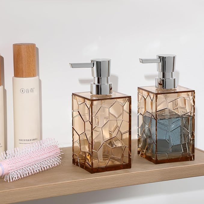 Hand Soap Dispenser, Light Brown 2 Pack - Image 4