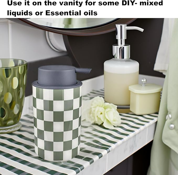 Foaming Soap Dispenser, Ceramic Cute Modern Foamy Soap Bottle - Image 6