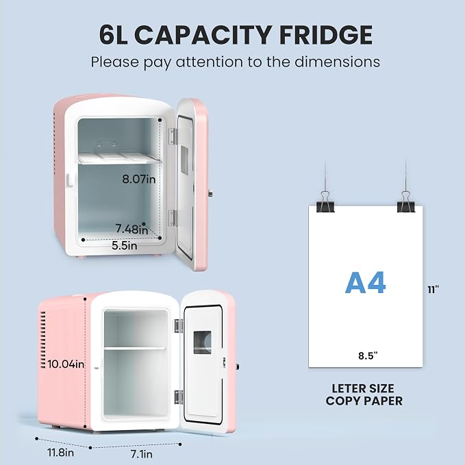 Simple Deluxe 6L/9 Can Mini Fridge - Image 9