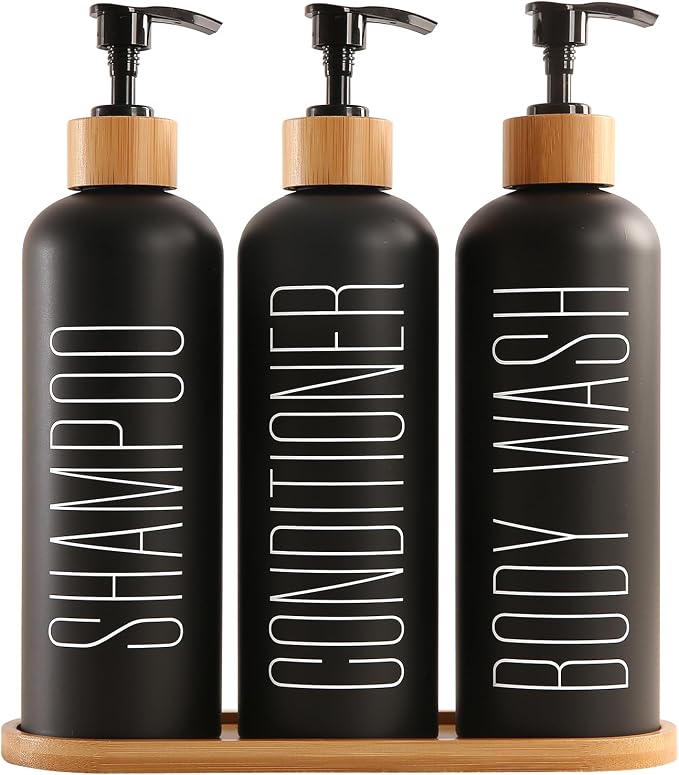 Shampoo and Conditioner Dispenser by PrusWaso