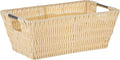 Whitmor Rattique Small Shelf Tote Latte by Whitmor