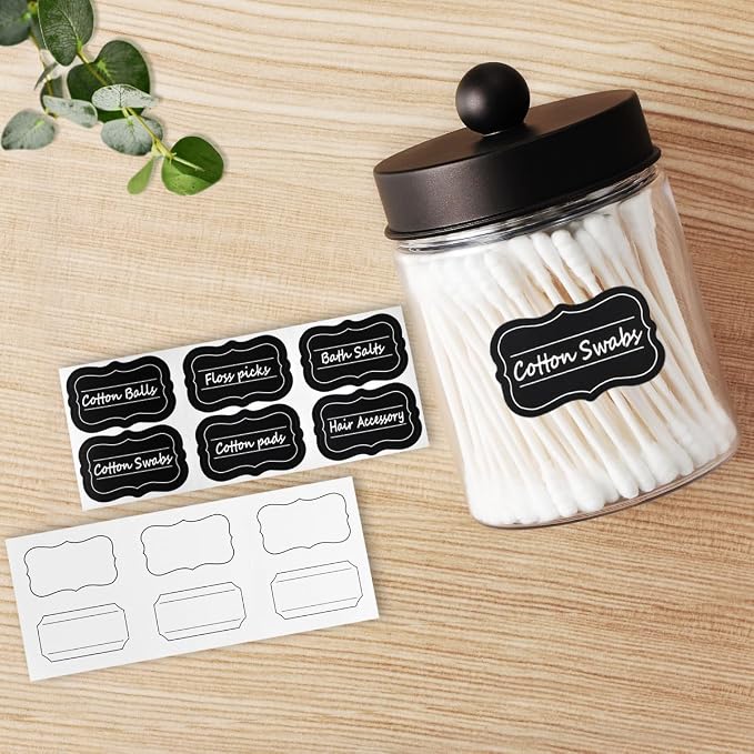 Amolliar Farmhouse Decor Qtip Holder Dispenser - Image 3