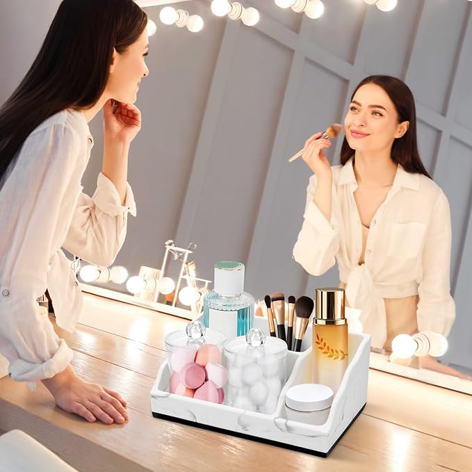 Bathroom Counter Organizer, Bathroom Countertop Organizer Toothbrush and - Image 5