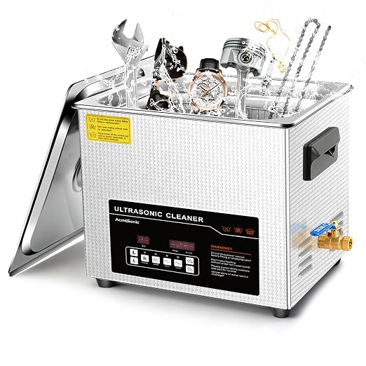Ultrasonic Cleaner 10L Dual-Frequency Professional Digital Stainless Steel by ACMESONICUltrasonicCleaner
