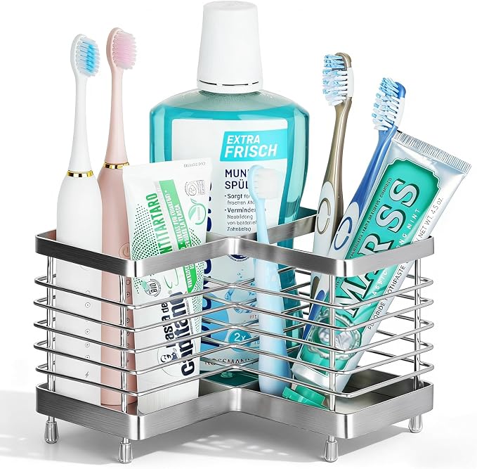 MYITYARD Toothbrush Holders for Bathrooms, Stainless Steel Electric Toothbrush by MYITYARD