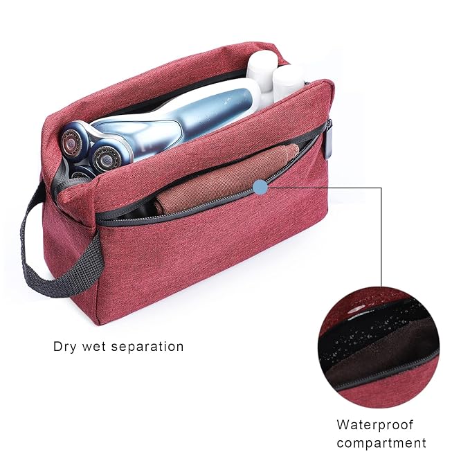Etercycle Toiletry Bag for Men, Portable Travel Toiletry Organizer Bag - Image 3