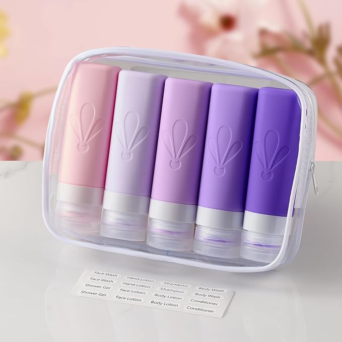 INSFIT Travel Bottles for Toiletries, TSA Approved 3oz Travel Size Toiletries - Image 5