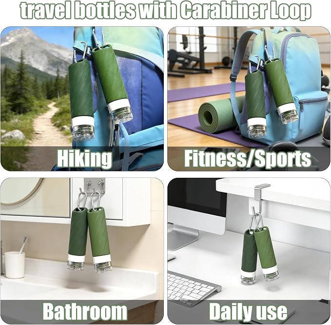 26 Pieces Travel Size Toiletries Bottles Set, Tsa Approved Leakproof Refillable - Image 6
