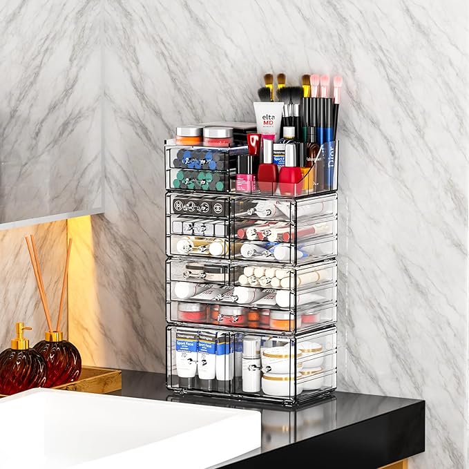 Cq acrylic Make Up Organizers for Vanity - Image 5
