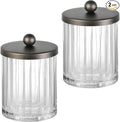 Amolliar Apothecary Jars Bathroom Vanity Storage Organizer Set, Countertop by Amolliar