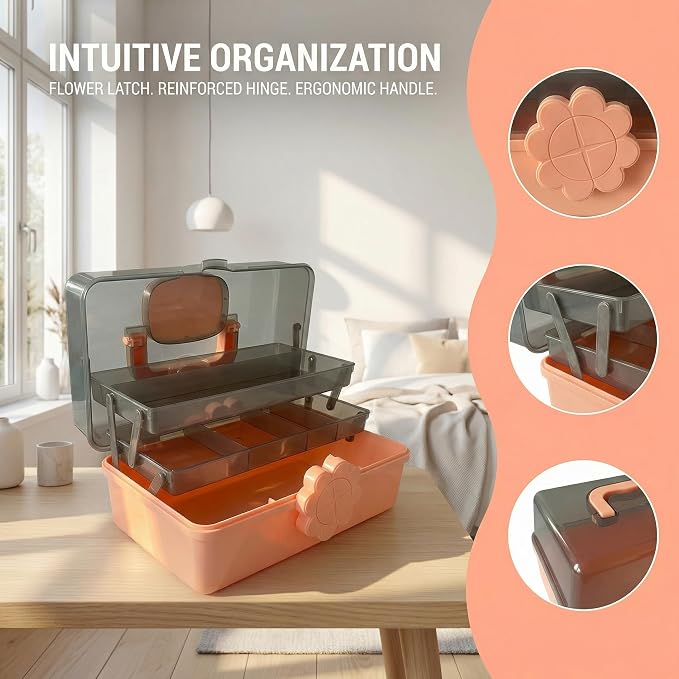 Pulseplay 3-Layer Plastic Storage Box - Image 2