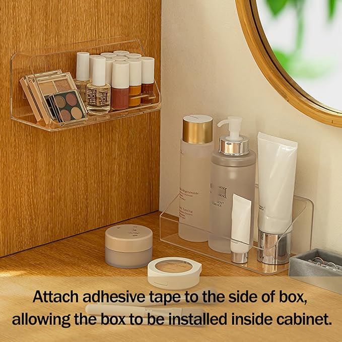 MORNITE Medicine Cabinet Organizer Shelf, Vanity Trays - Image 3
